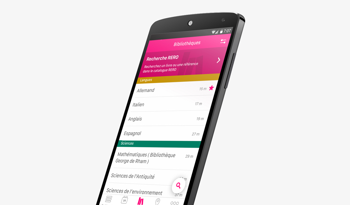 app design application ux UI clean colorful purple Behance mobile