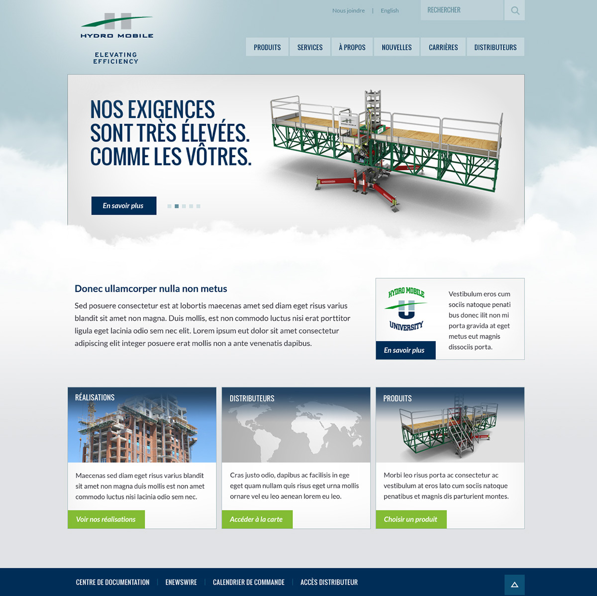 design industrial Responsive Design Web Quebec mobile site