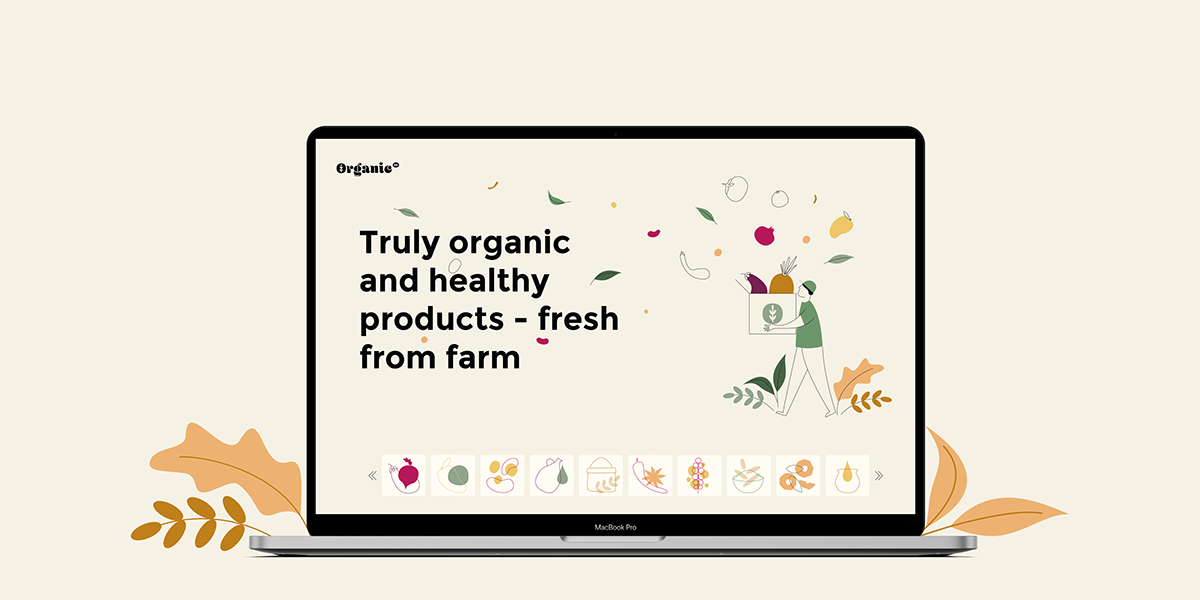 branding  eco Food  healthy Label Logotype Nature organic Packaging pattern