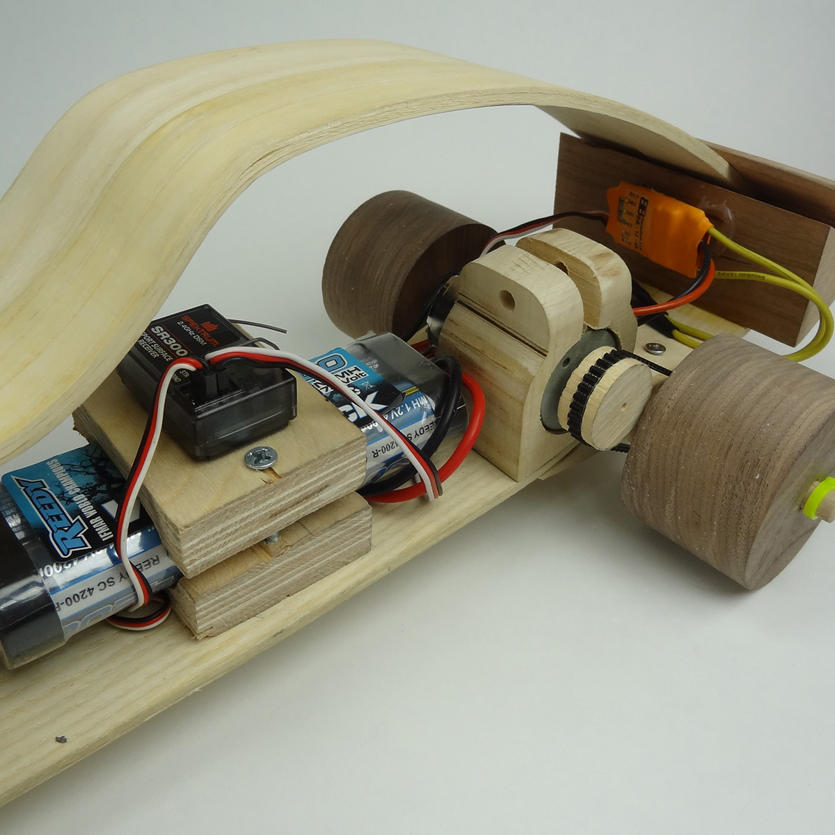 wooden rc car childrens toy modular