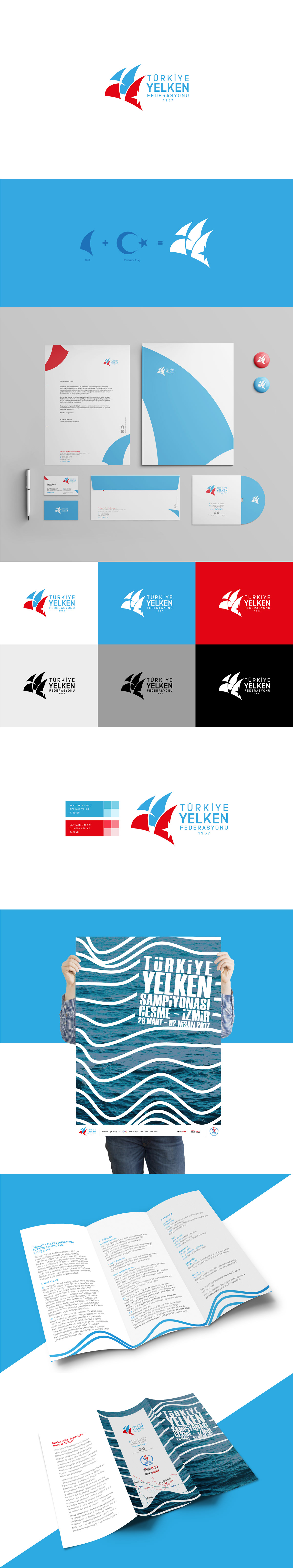 kurumsal kimlik Corporate Identity branding  logo tasarımı logo TYF Logo envelope business card Poster Design brochure design