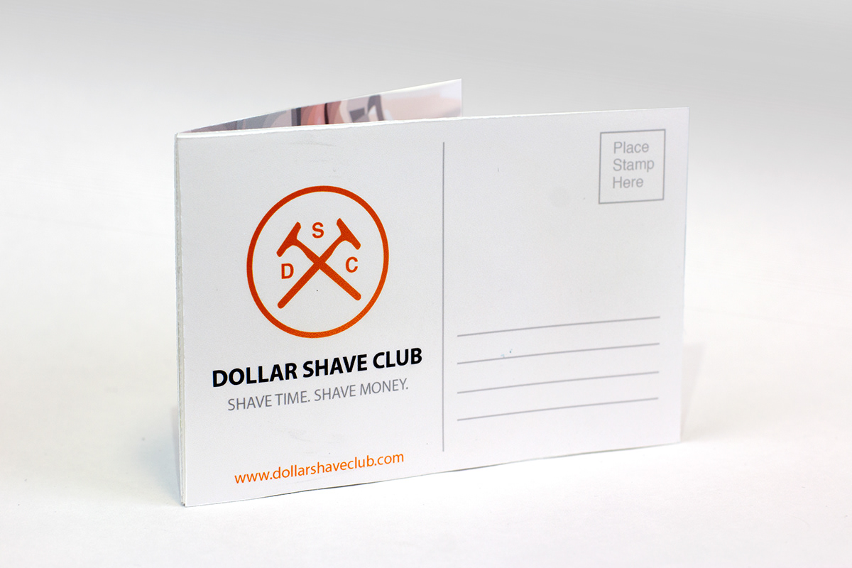 dollar shave club dsc CCAD mark mounts tribute mailer flat graphic student columbus college beard mustache Hipster american interactive