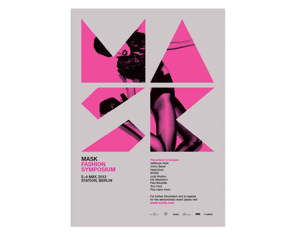 fashion symposium Mobile Application app design Poster Design poster berlin event promotion Event
