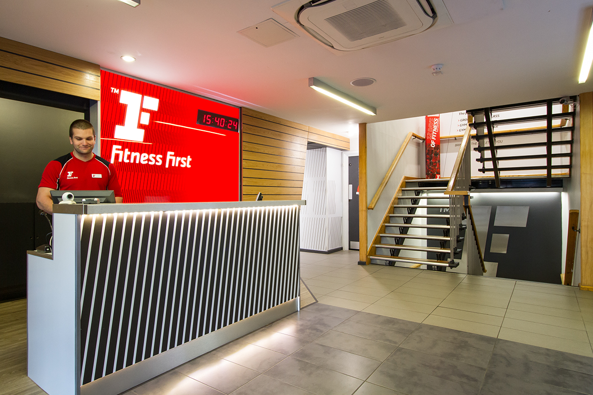 gyms Leisure fit out refurbish external internal brand lighting