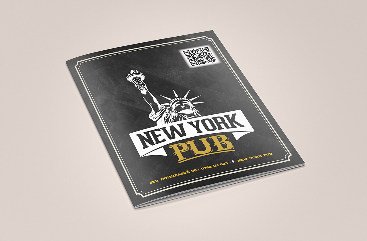 pub menu graphicdesign print printdesign newyork meniudesign