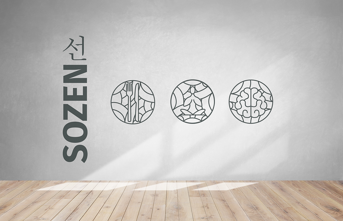 brand branding  design fitness graphicdesign Health identity logo Yoga zen