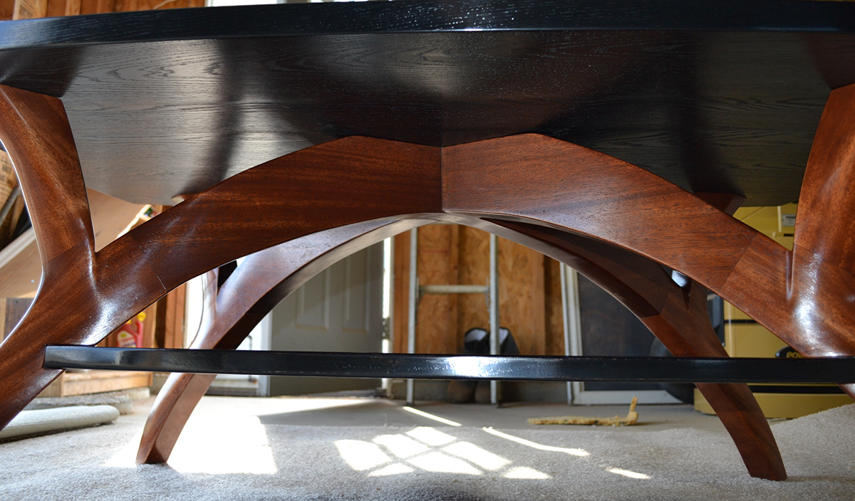 mahogany wood oak furniture coffee table