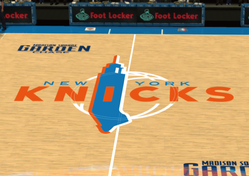 New York Knicks new york city empire state building Manhattan NBA basketball sports Sports Identity Rebrand redesign concept