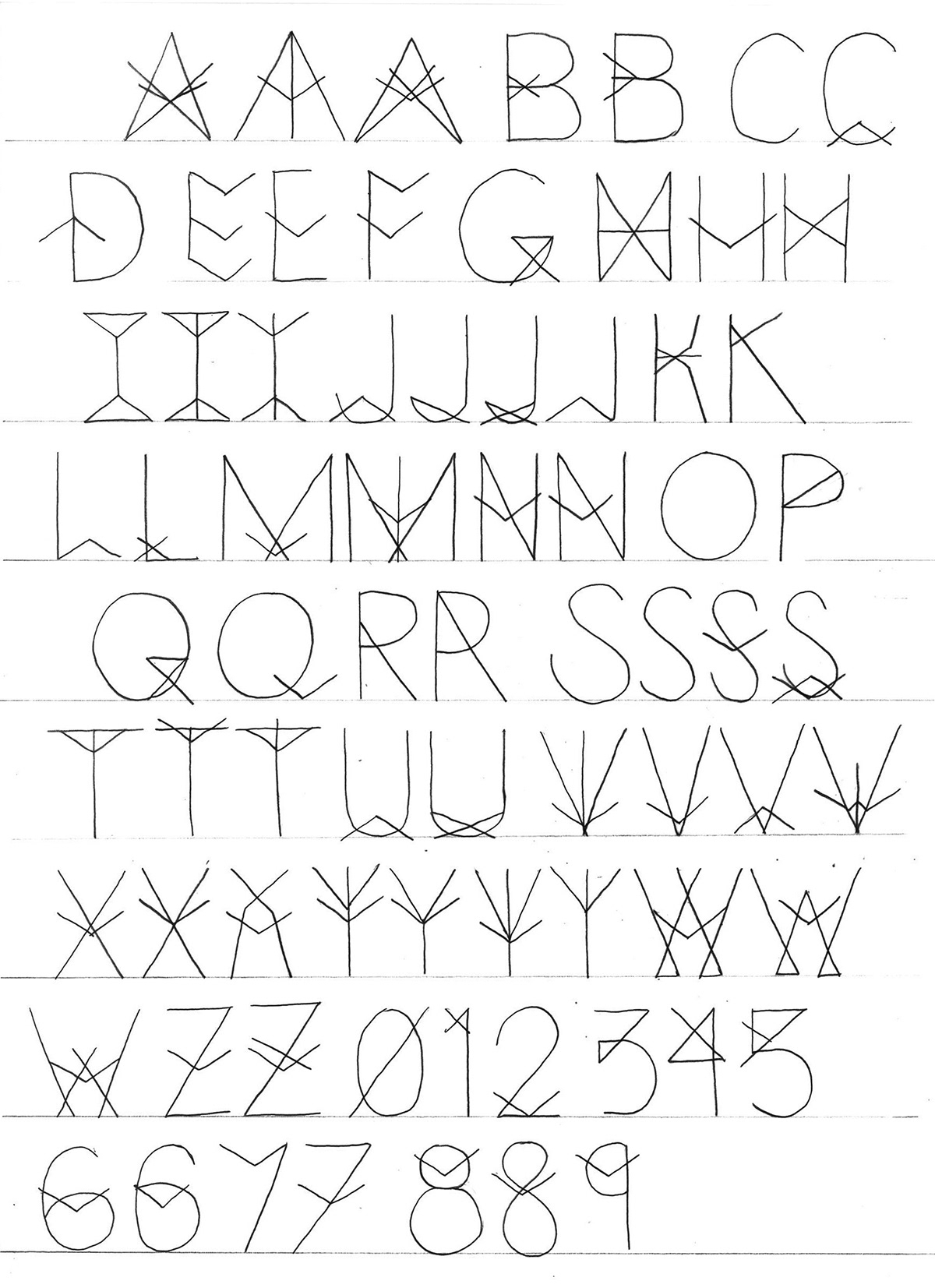 conceptual typeface design