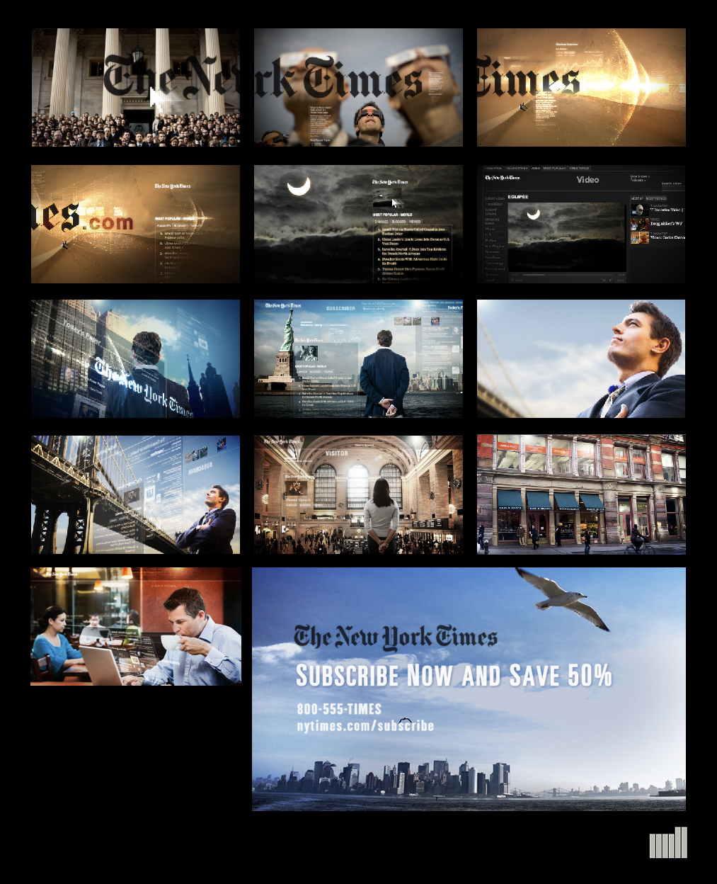 New York Times look development the mill new york city CGI