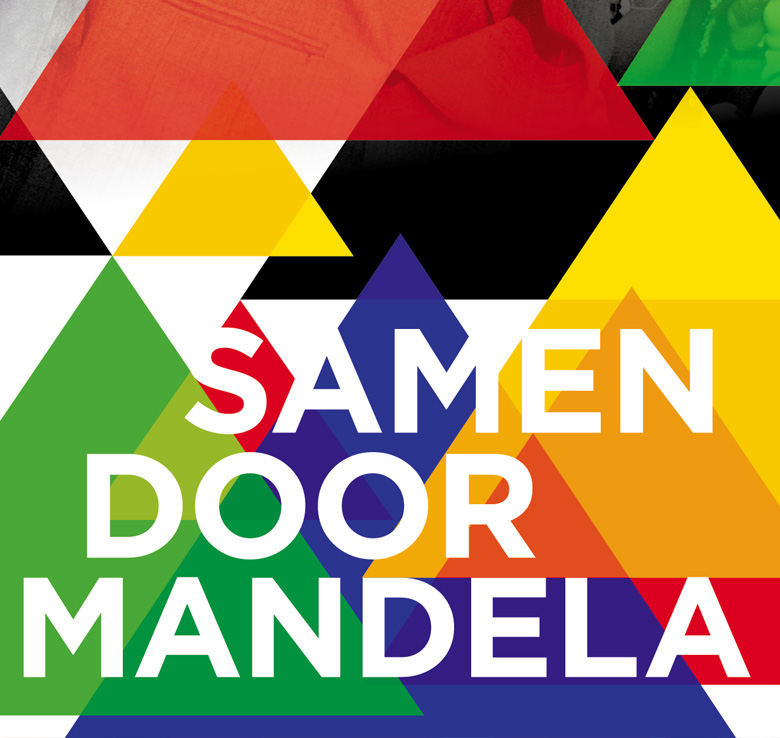 Mandela flag me studio amsterdam identity celebration type south africa I amsterdam city marketing