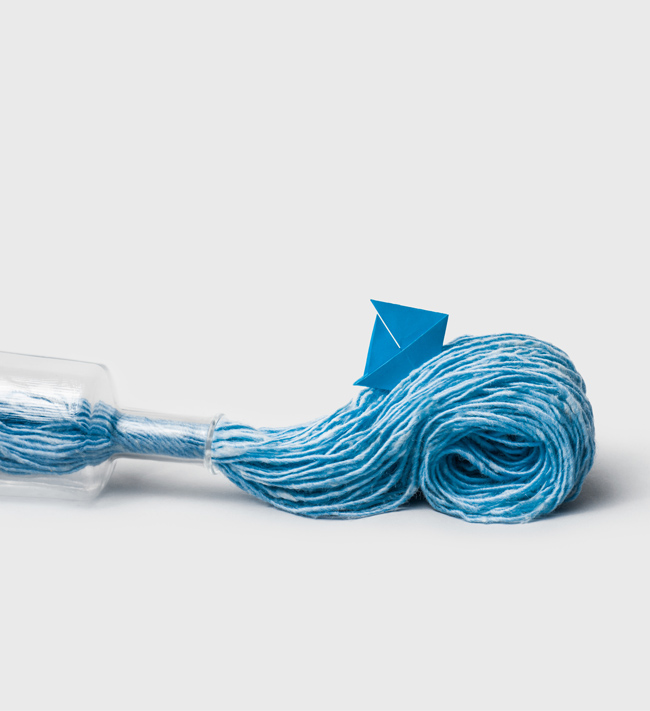 water Wale wool Birthday knitting shark Ocean sea fabric hand-made studio blabla