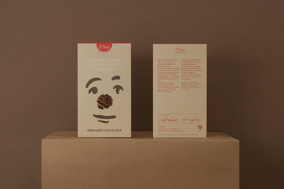 Food  branding  Packaging biscuits Griselda Marti Gris. Careful design ILLUSTRATION  family design package social