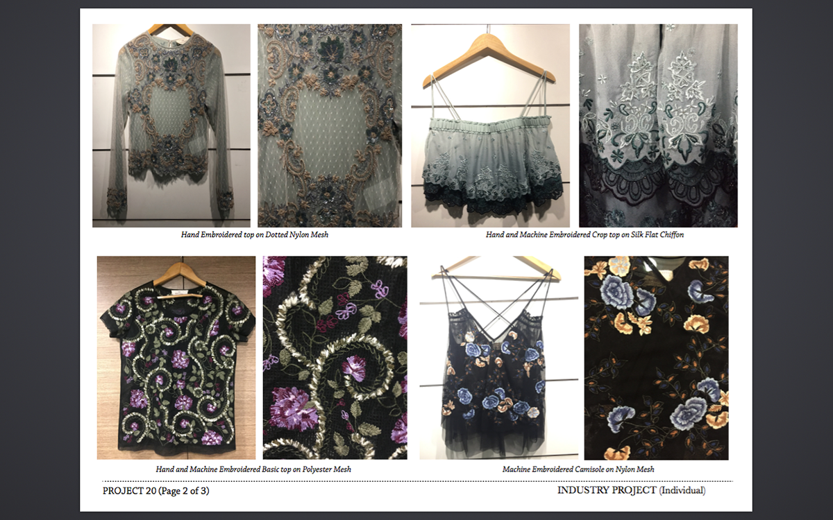 Embroidery Surface Embellishments pattern design womenswear trends forecasting