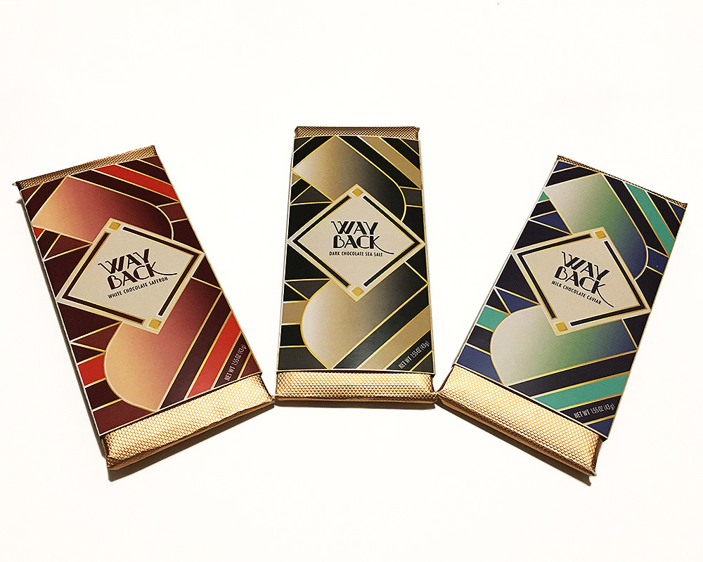 art deco chocolate bar logo Logo Design packaging design roaring twenties
