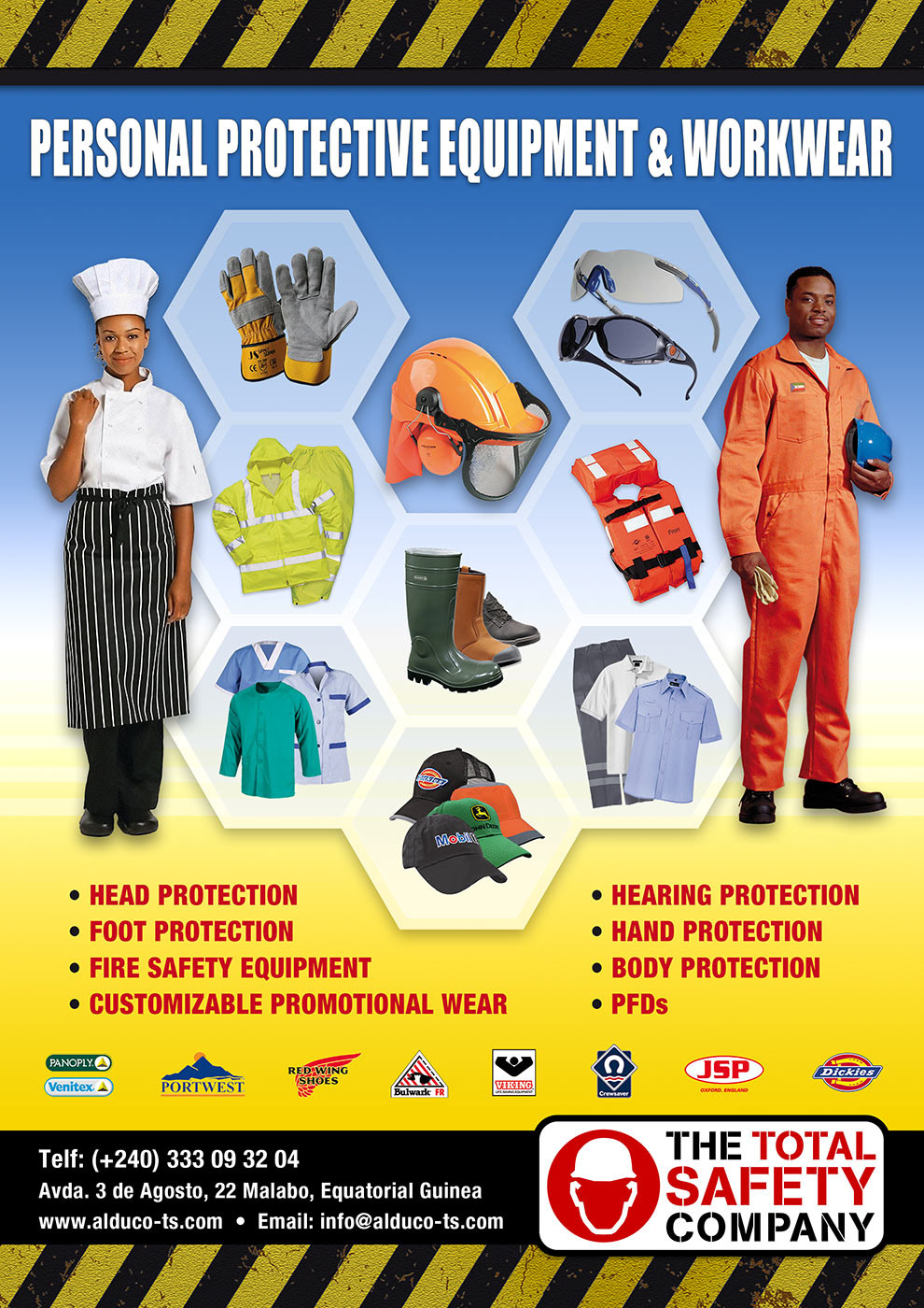 PPE & Workwear page advert