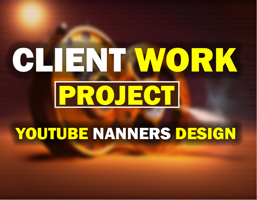 youtube bannerdesign clientwork Project designer graphic adobe illustrator Graphic Designer GraphicDesiging YoutubeBanner  