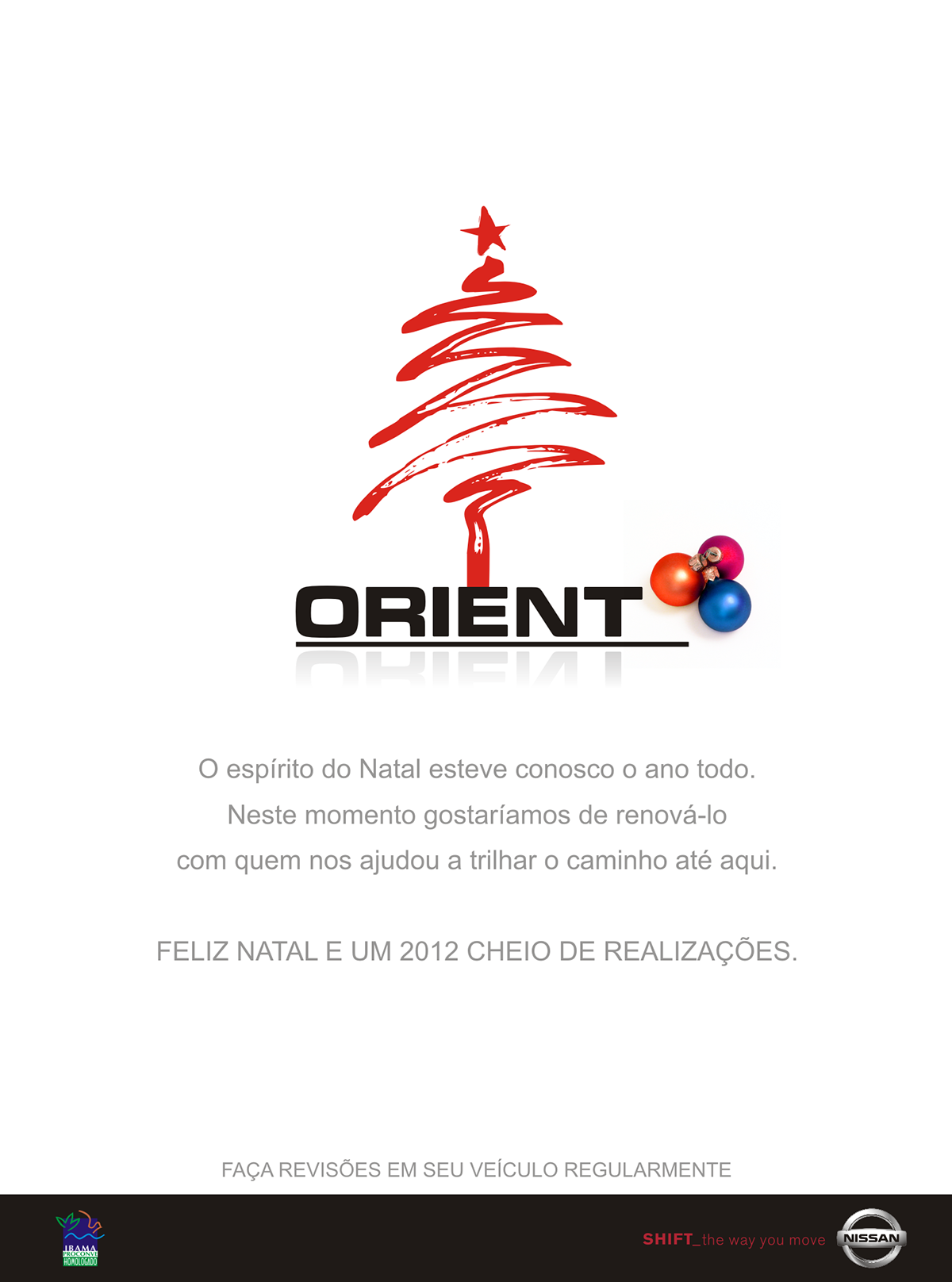 Orient Nissan varejo publicidade