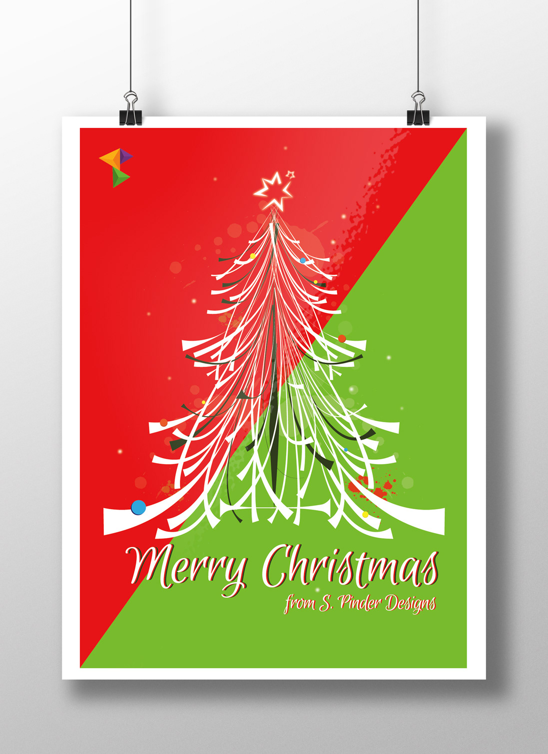 christmas card Christmas tree illustration year 2014 new year Desktop Wallpaper celebrate season's greetings red and green