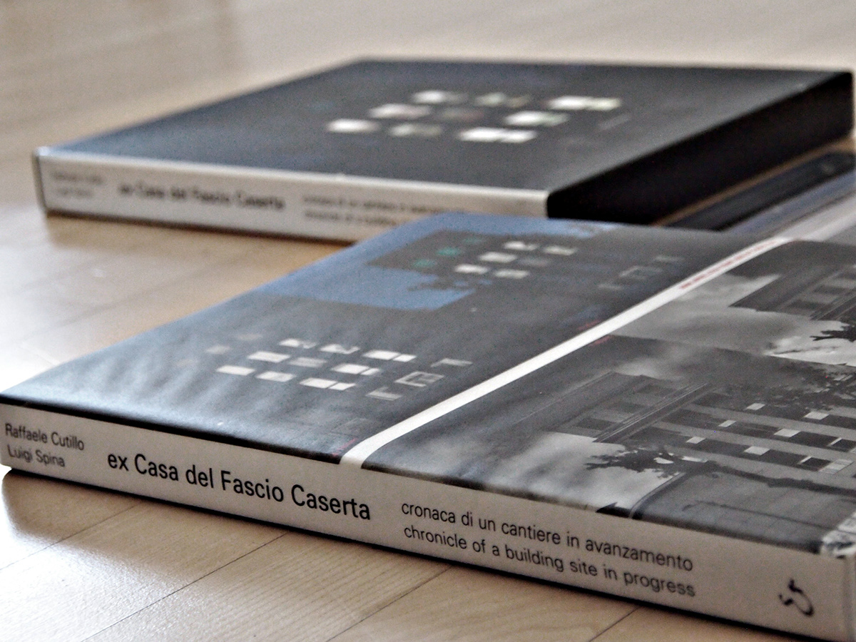 book graphic Catalogue editorial architectural Project design photo Caserta Italy light mussolini fascism building exhibit