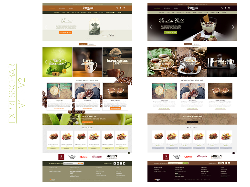 e-commerce Layout graphics Web site