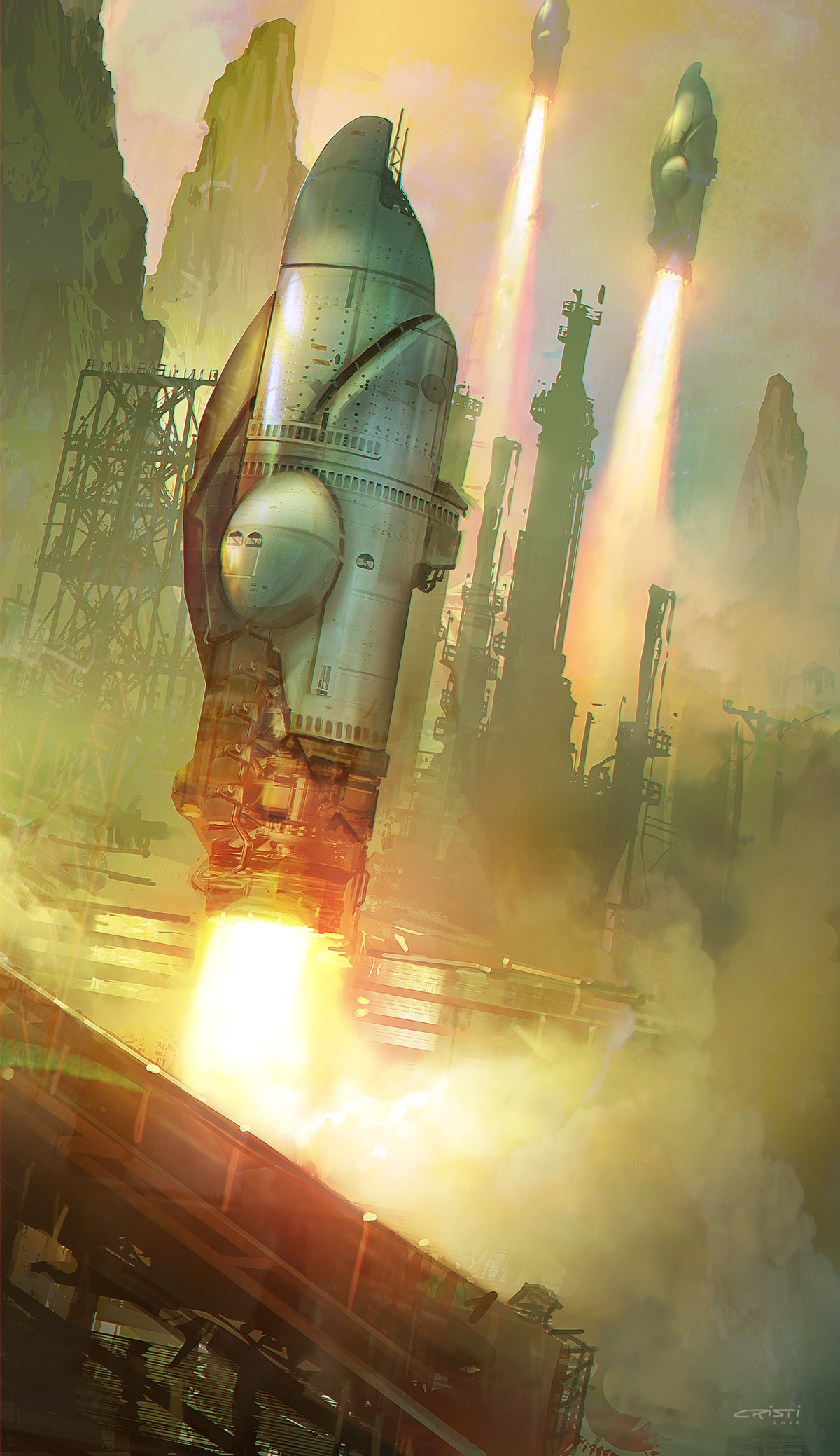 cristi balanescu sci-fi fantasy science fiction concept concept design Visual Development