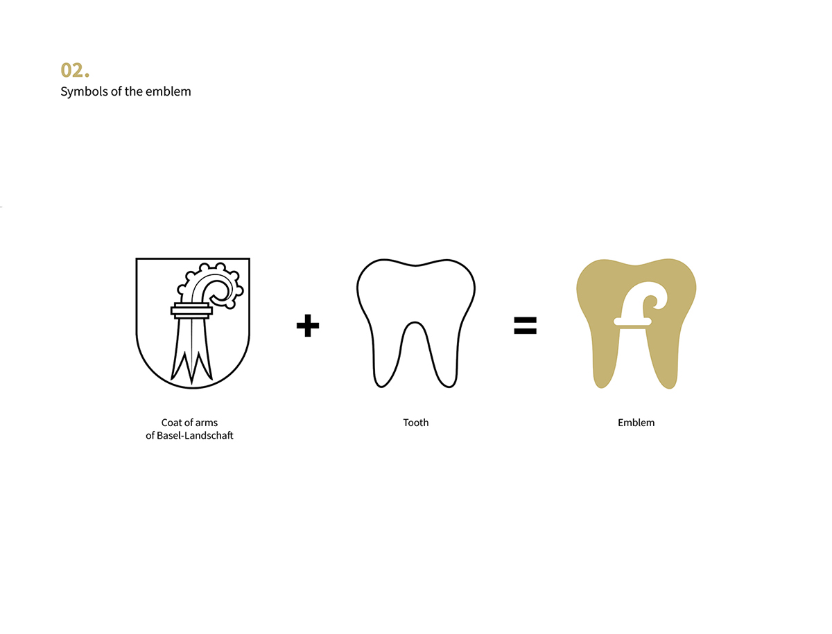 dentist identity Zahnarzt logo swiss design Switzerland Basel