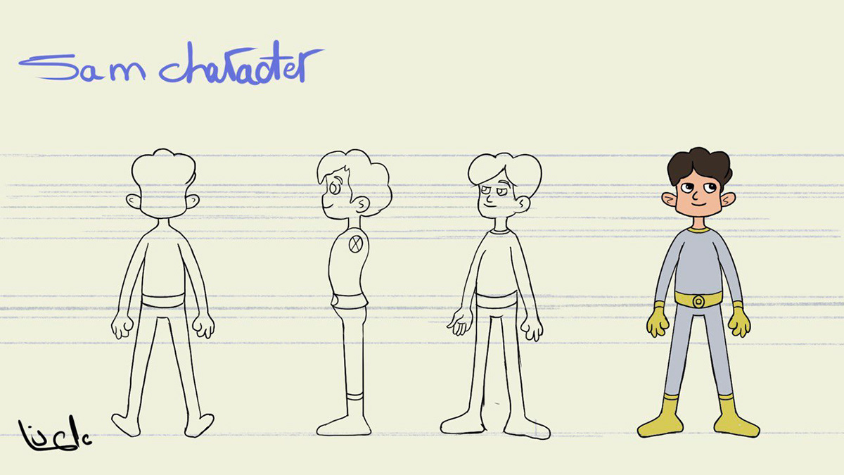 animation  animated graduation graduation project Digital Art  ILLUSTRATION  artwork Procreate Character design  ShortAnimation