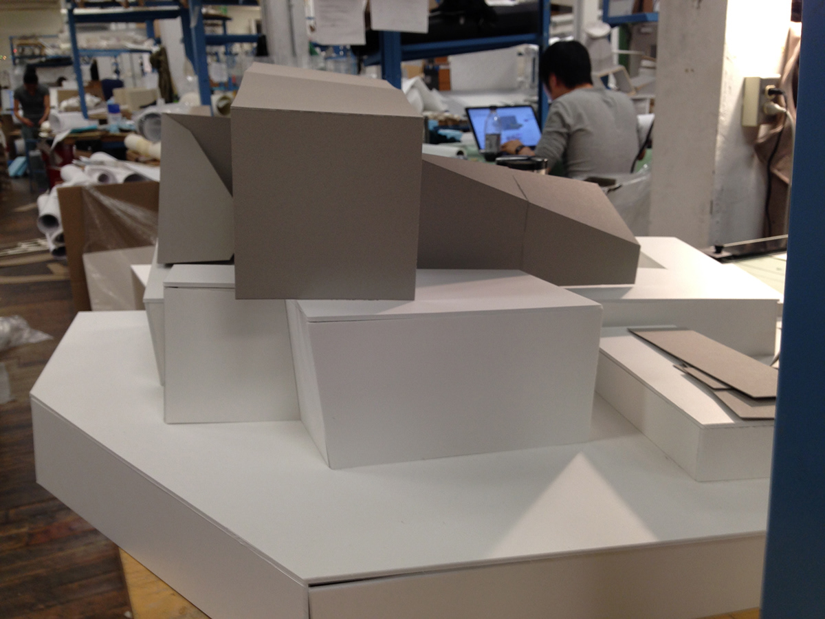 Model Making paper modules Foam