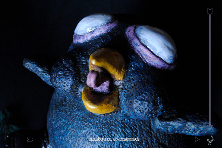sculpture birds horror creative Fun Character cartoon chubby fat darkness