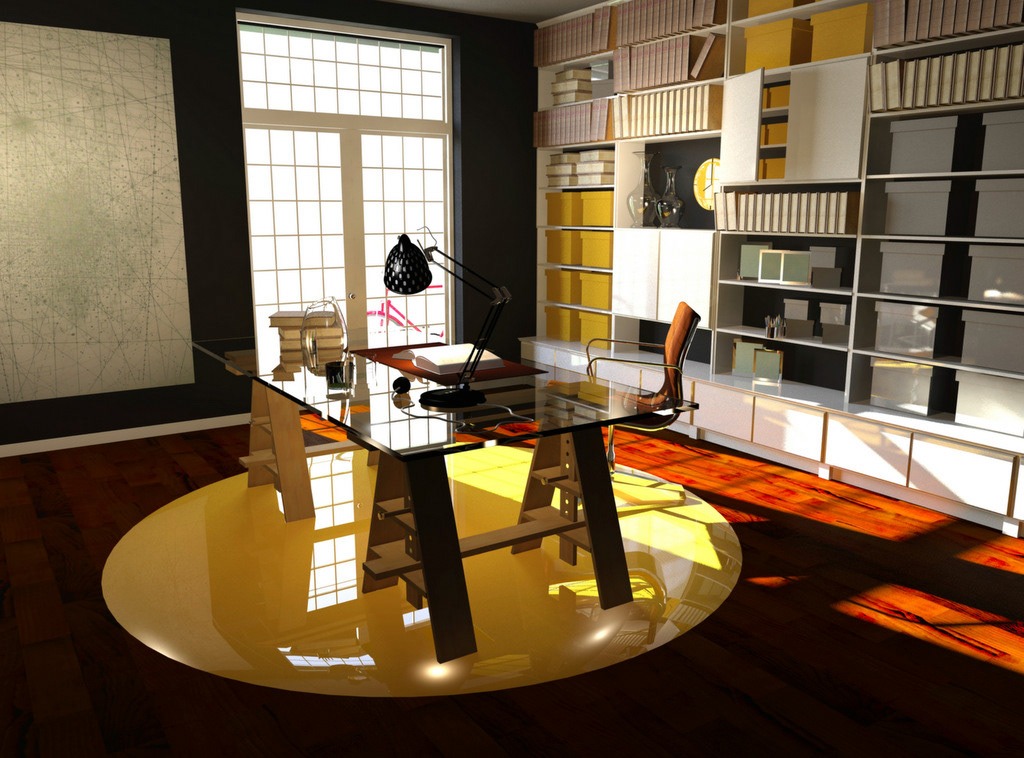 3ds max Lamp home office modeling
