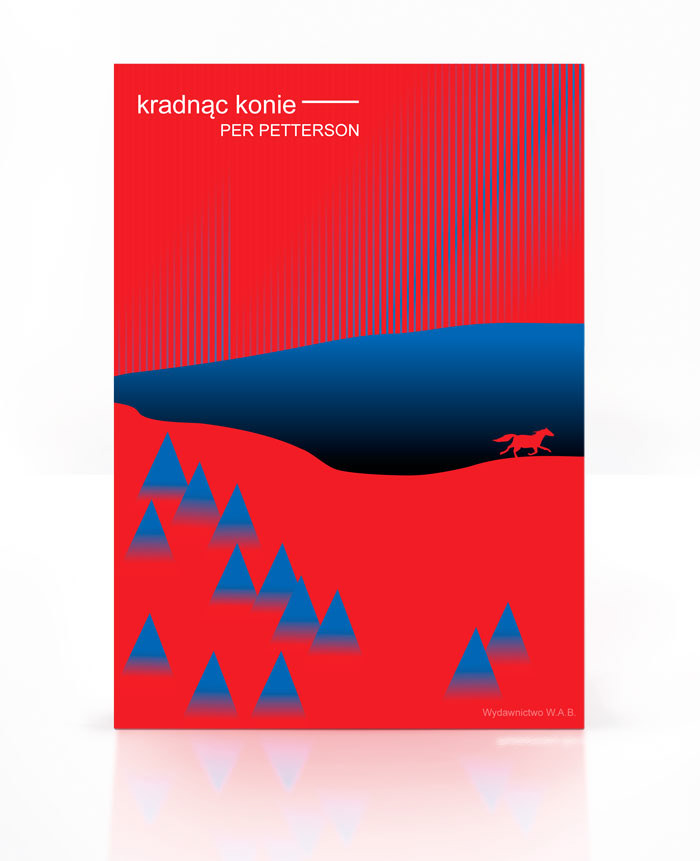 book cover simple norway horse poster