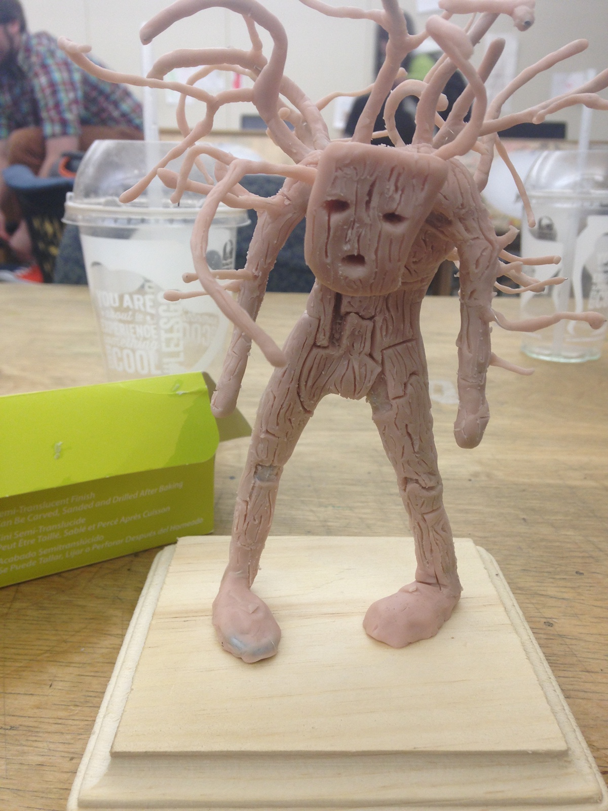 Tree  treeman sculpey maquette moss