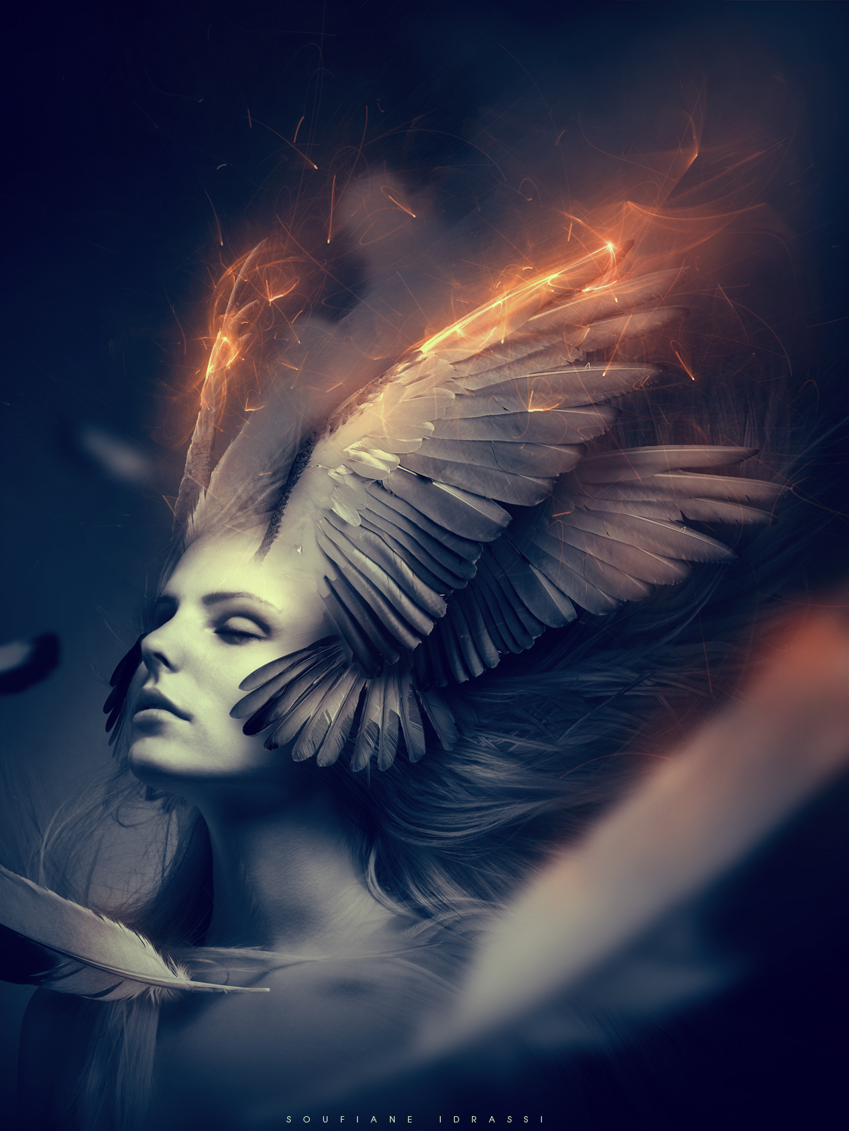 tutorial psdbox fantasy angel soufiane idrassi digital art phoromanipulation