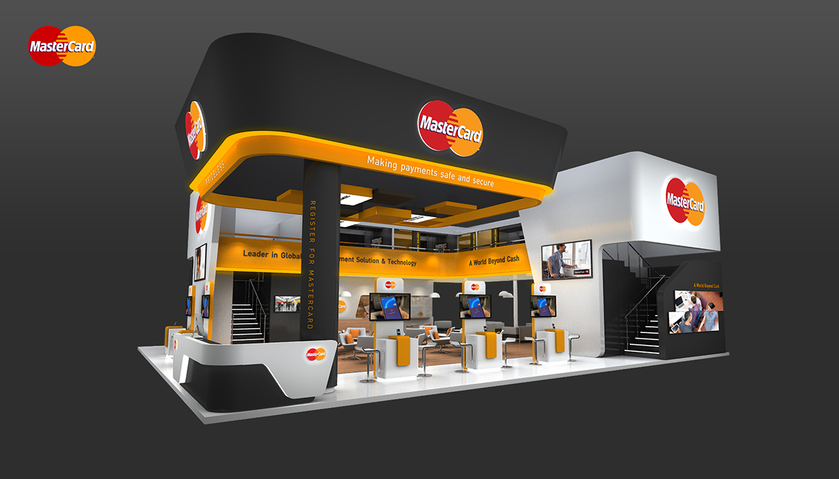mastercard exhibit Stand booth