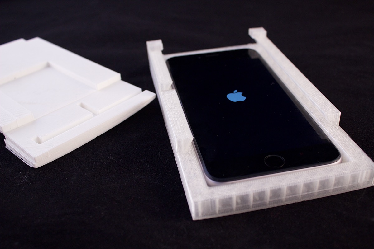 iphone apple puzzle case box design White risd foundation