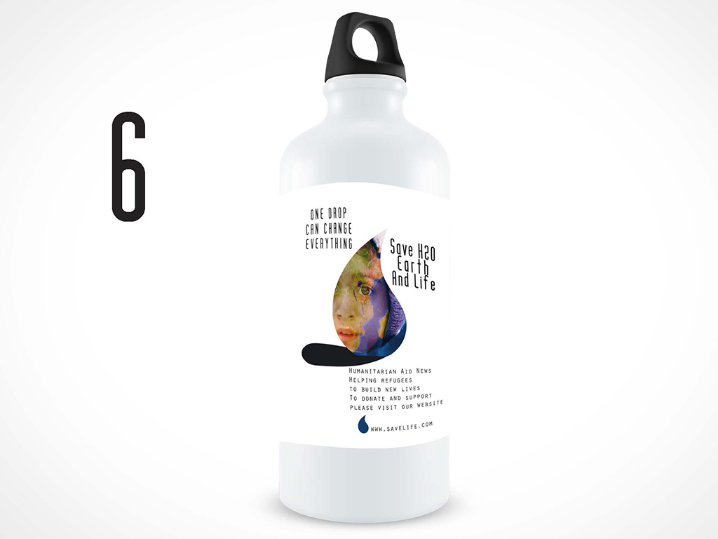 #teaser #Advertising #Campaign #earth #H2O #life #save #mupi