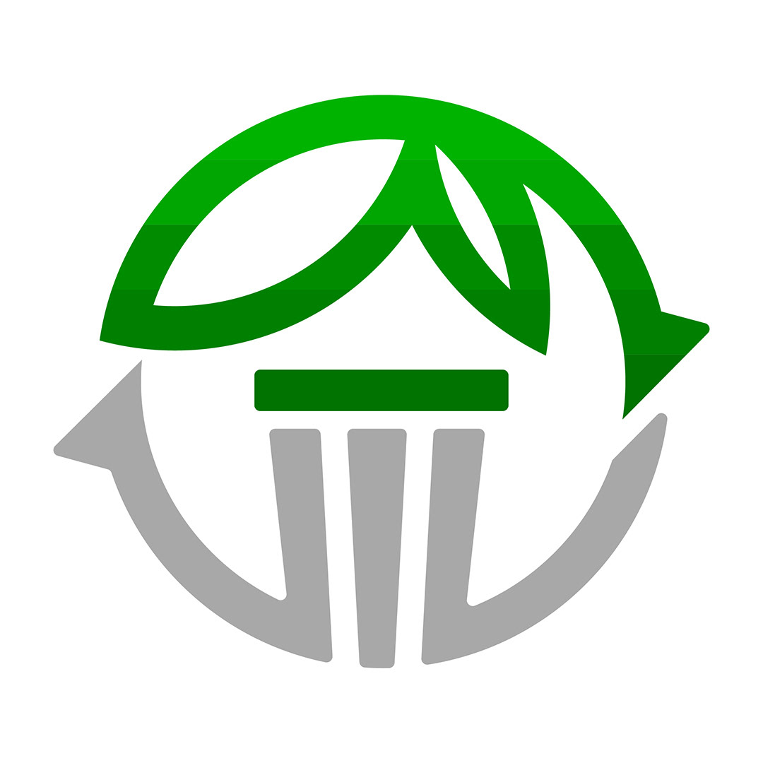 Bin design dustin environment green logo recycle things