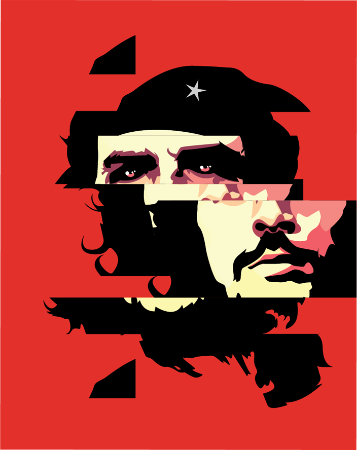 Kazu Livingstone Che Guevara hasta la revolution tutorial Glitch Techniques vector