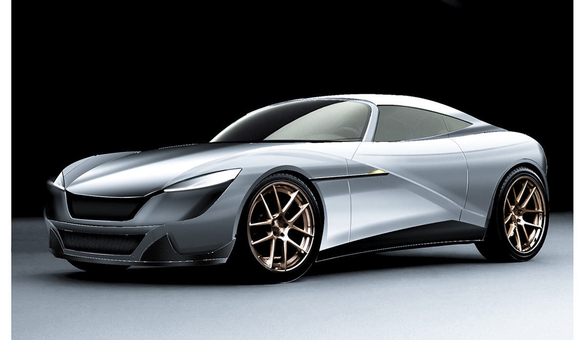 electric car design FERRARI toyota sport sportive coupe future battery