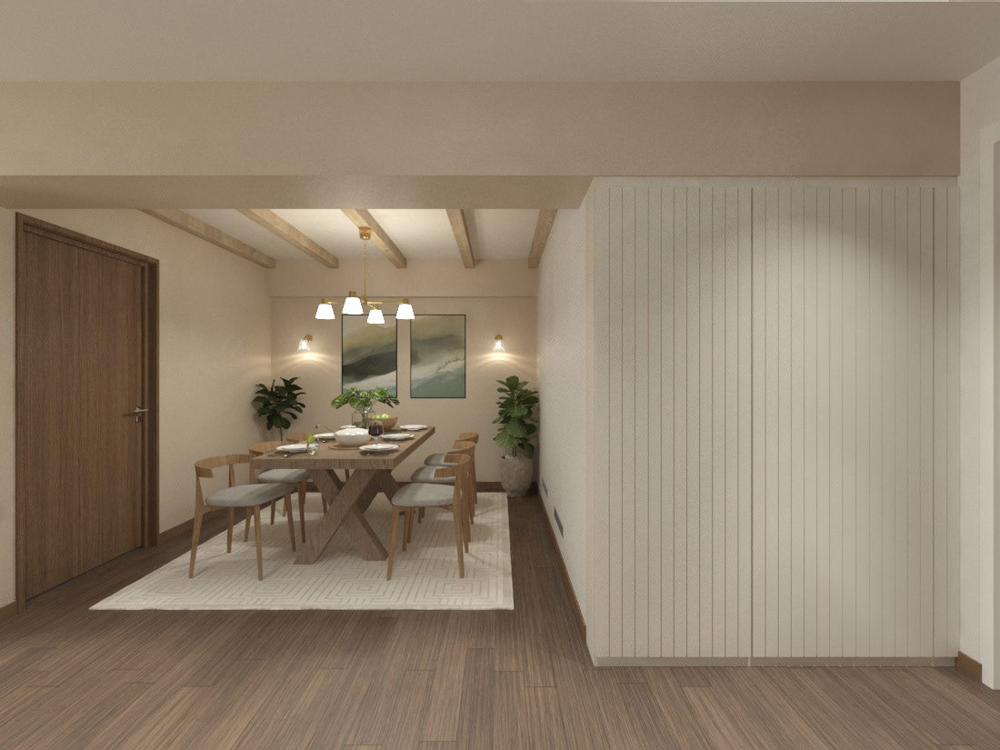 3D BTO interior design  northshore edge Render singapore visualization vray