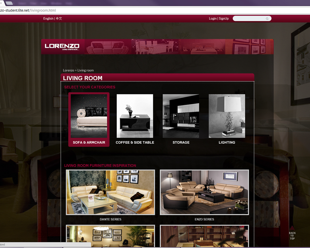 Webdesign lorenzo redesign
