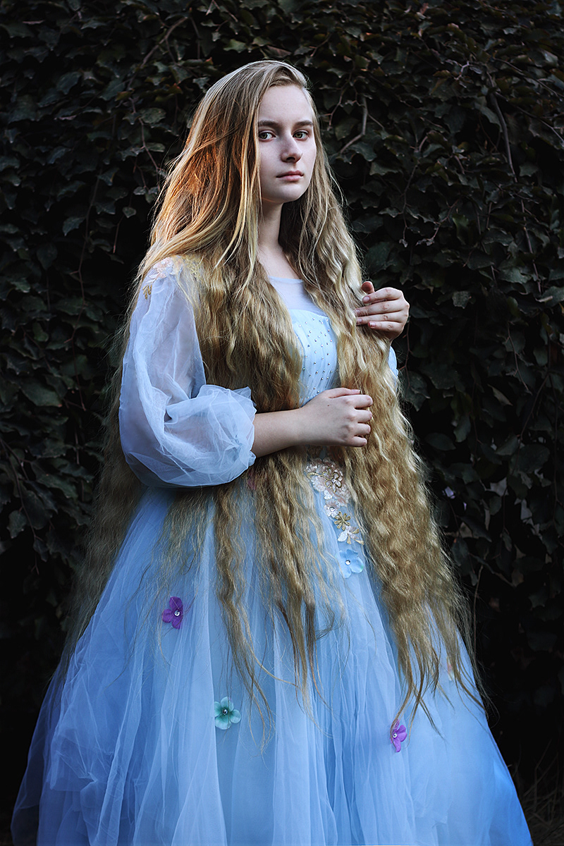 Premium AI Image | Long hair blonde princess wearing medieval clothes dress  Princess north adult female warrior