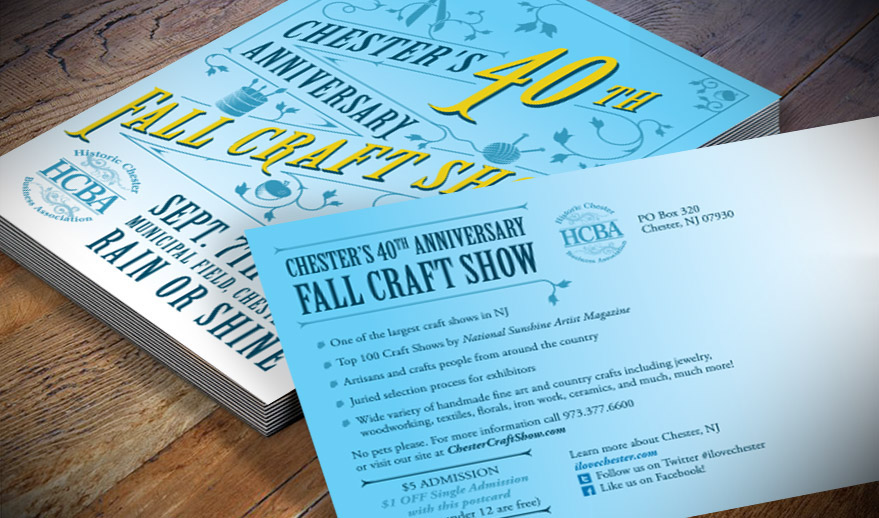 event promotion Poster Design craft show arts and crafts