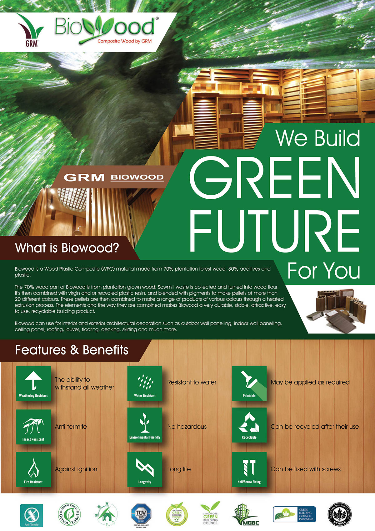 biowood green poster JYD Justin Yee