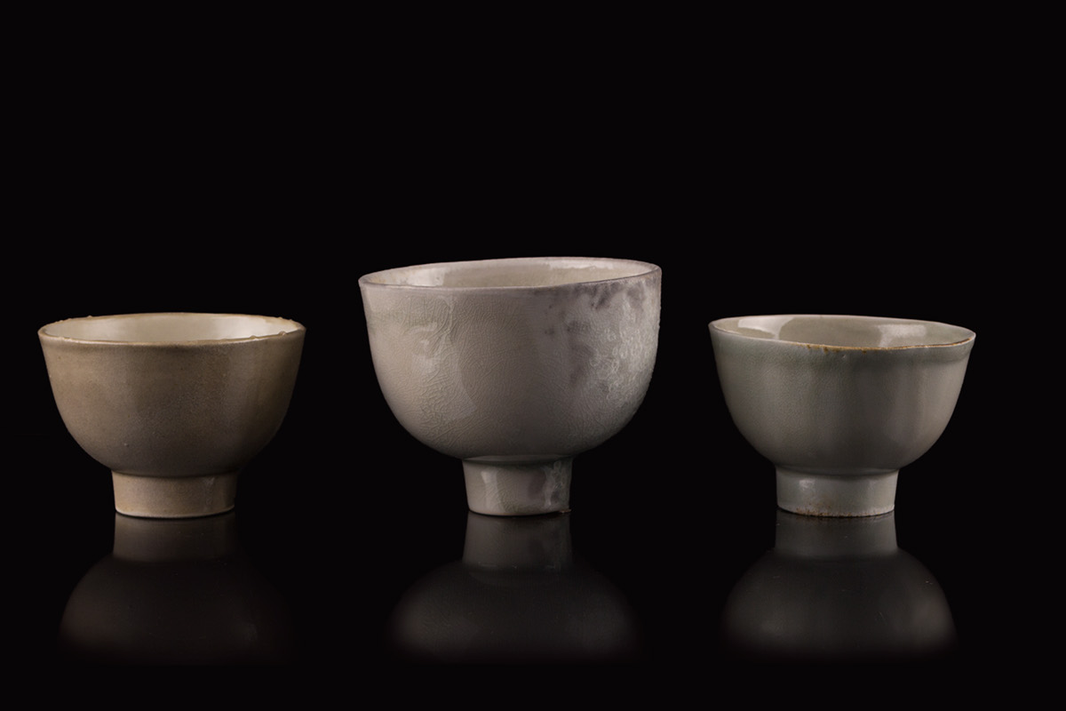 ceramic woodfiring cups