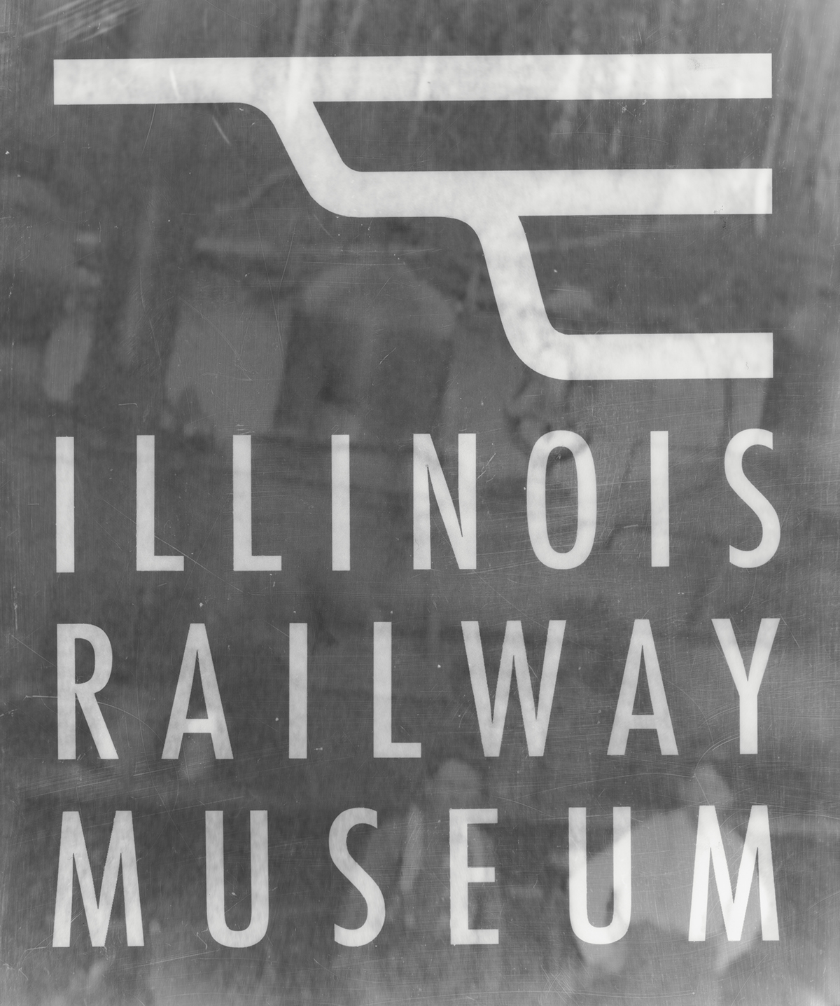 illinois railway museum rebranding logo poster stationary business card fujifilm 100-c darkroom trains b&w print Neenah Paper Futura POLAROID railway