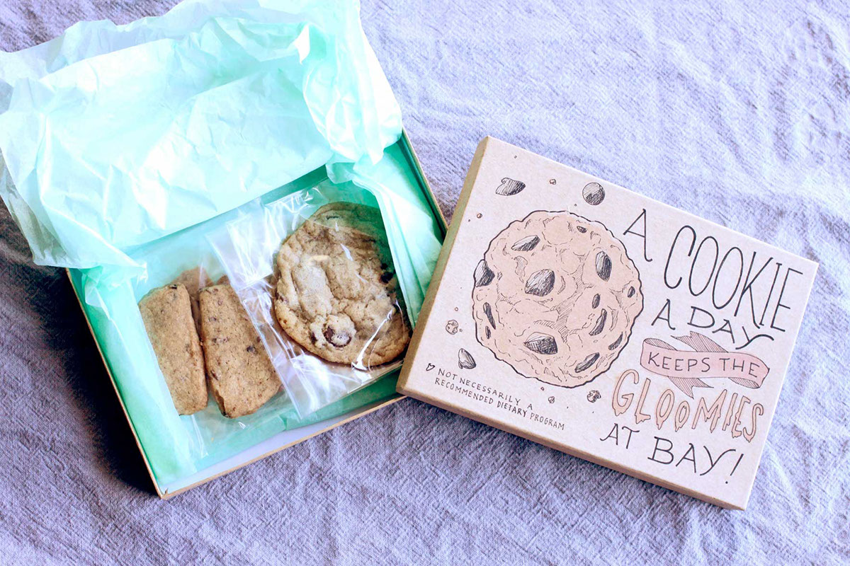 Food  cookies gift Startup HAND LETTERING