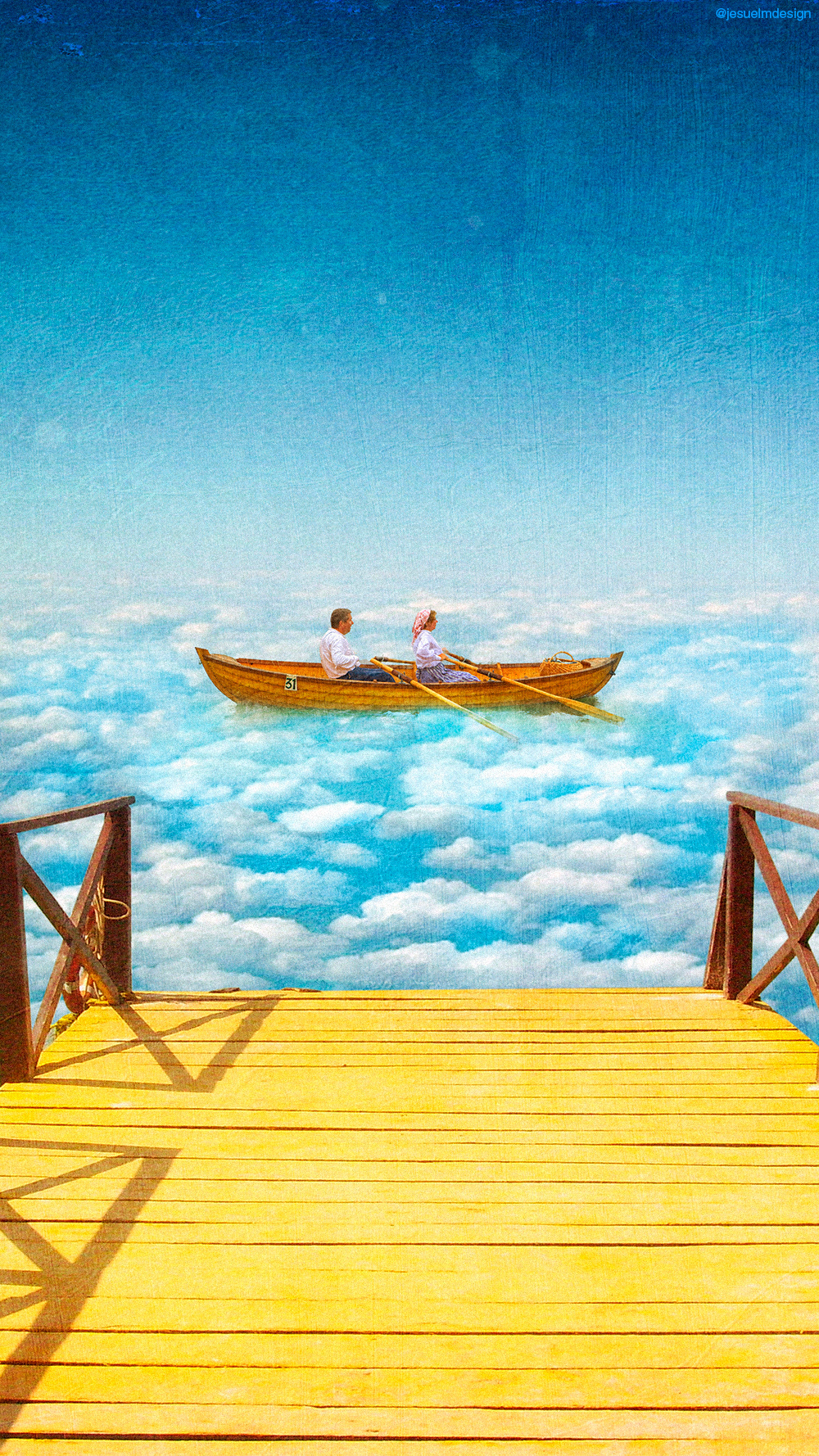 SKY surrealism fantasy wallpaper poster vintage collage Love