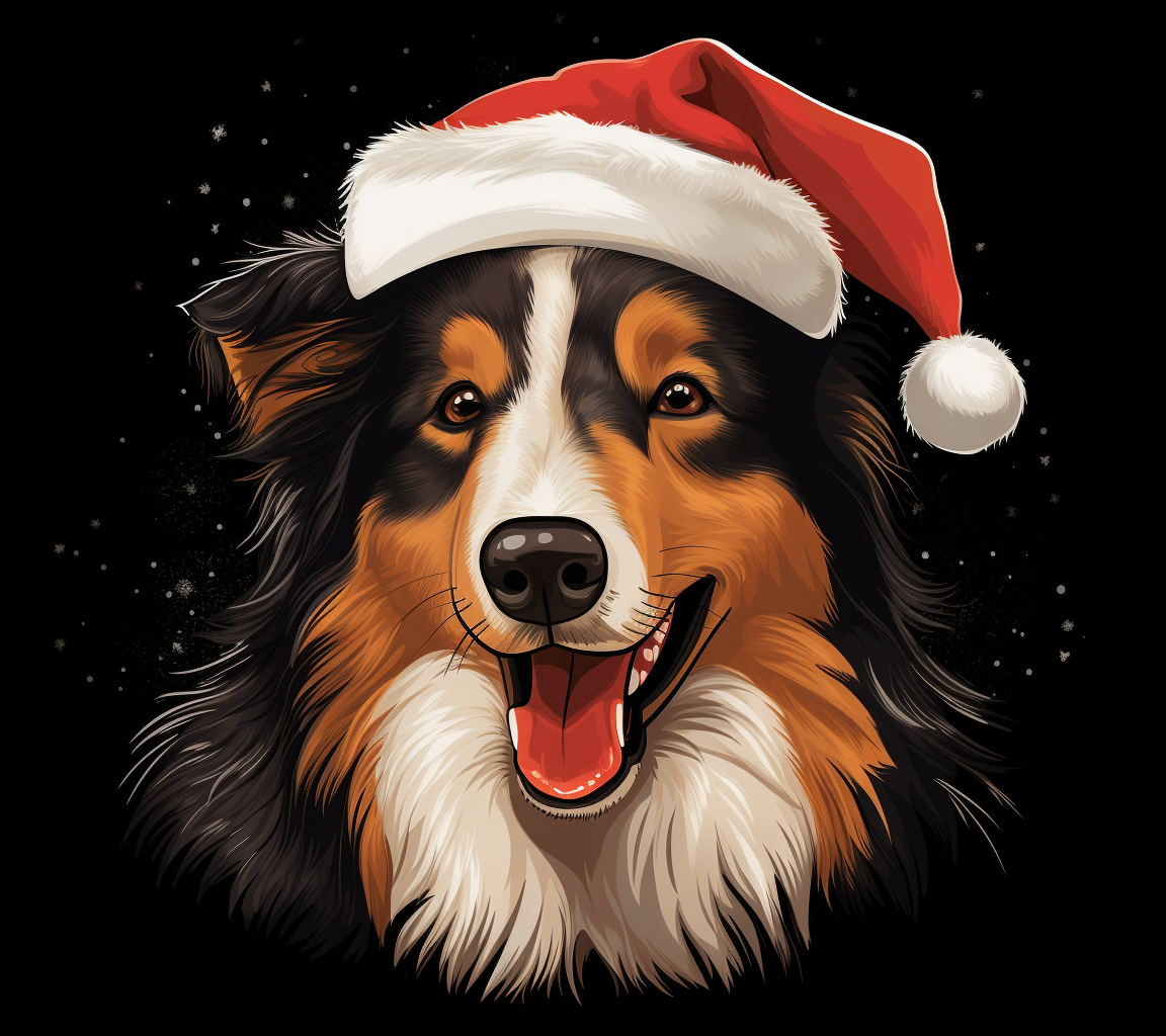dogs pets art digital illustration Graphic Designer Christmas christmas design design dogs